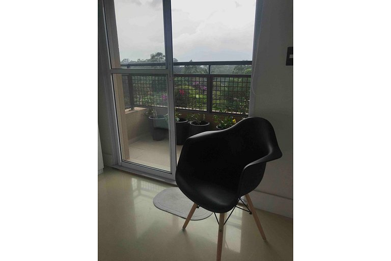 Apto Studio 501 mobiliado com linda vista