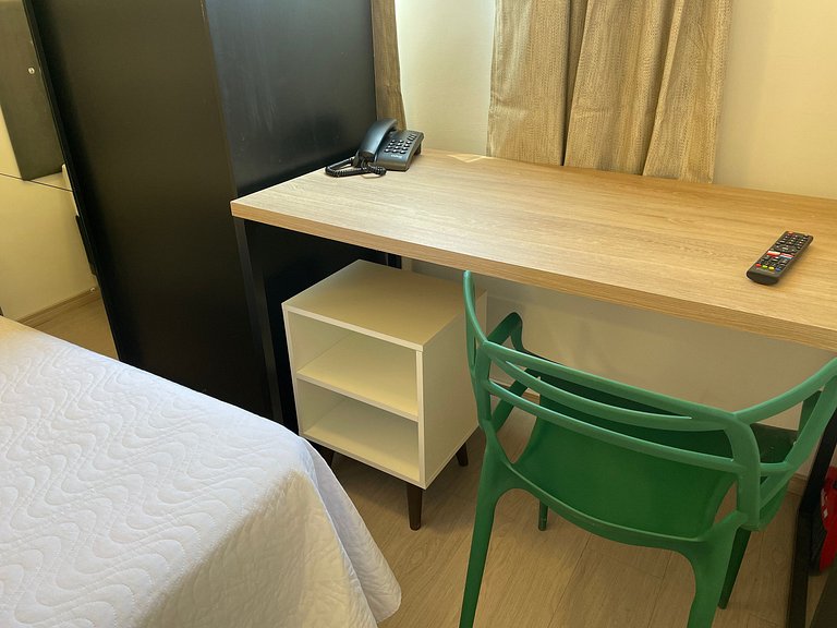 T26. Studio privativo! Segurança e conforto.