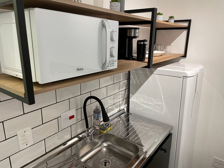 S16. Studio em um dos bairros mais seguros de SP