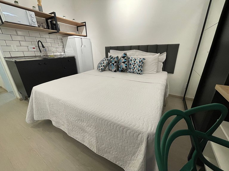 T26. Studio privativo! Segurança e conforto.