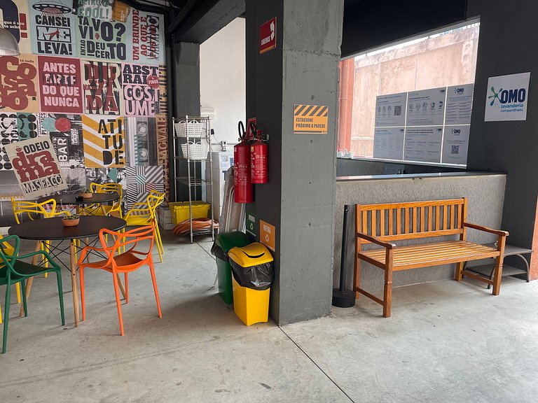 T26. Studio privativo! Segurança e conforto.