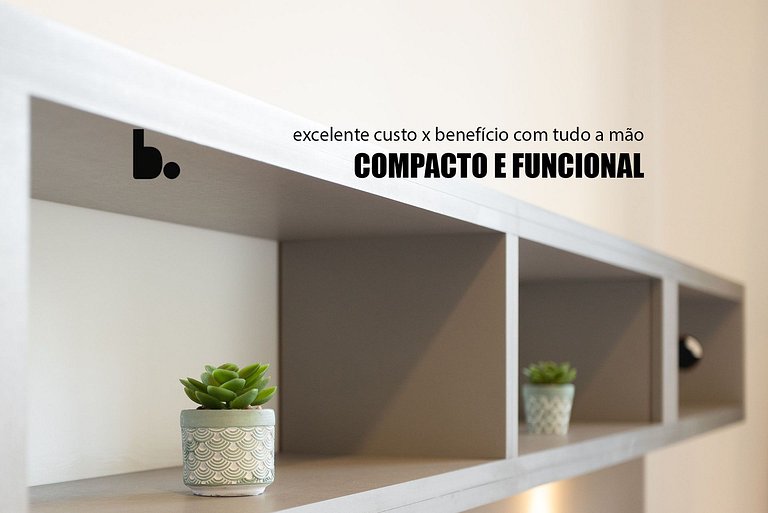 Suíte Compacta e Funcional para Curtos Períodos