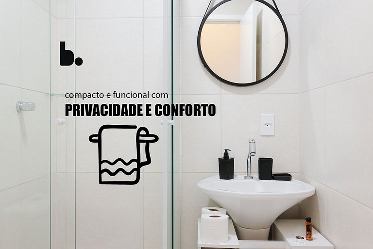 Suíte Compacta e Funcional para Curtos Períodos